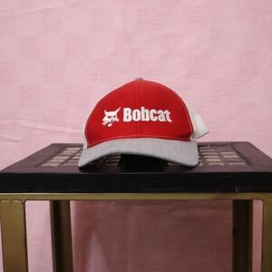 Bobcat Red and Gray Men's Cap